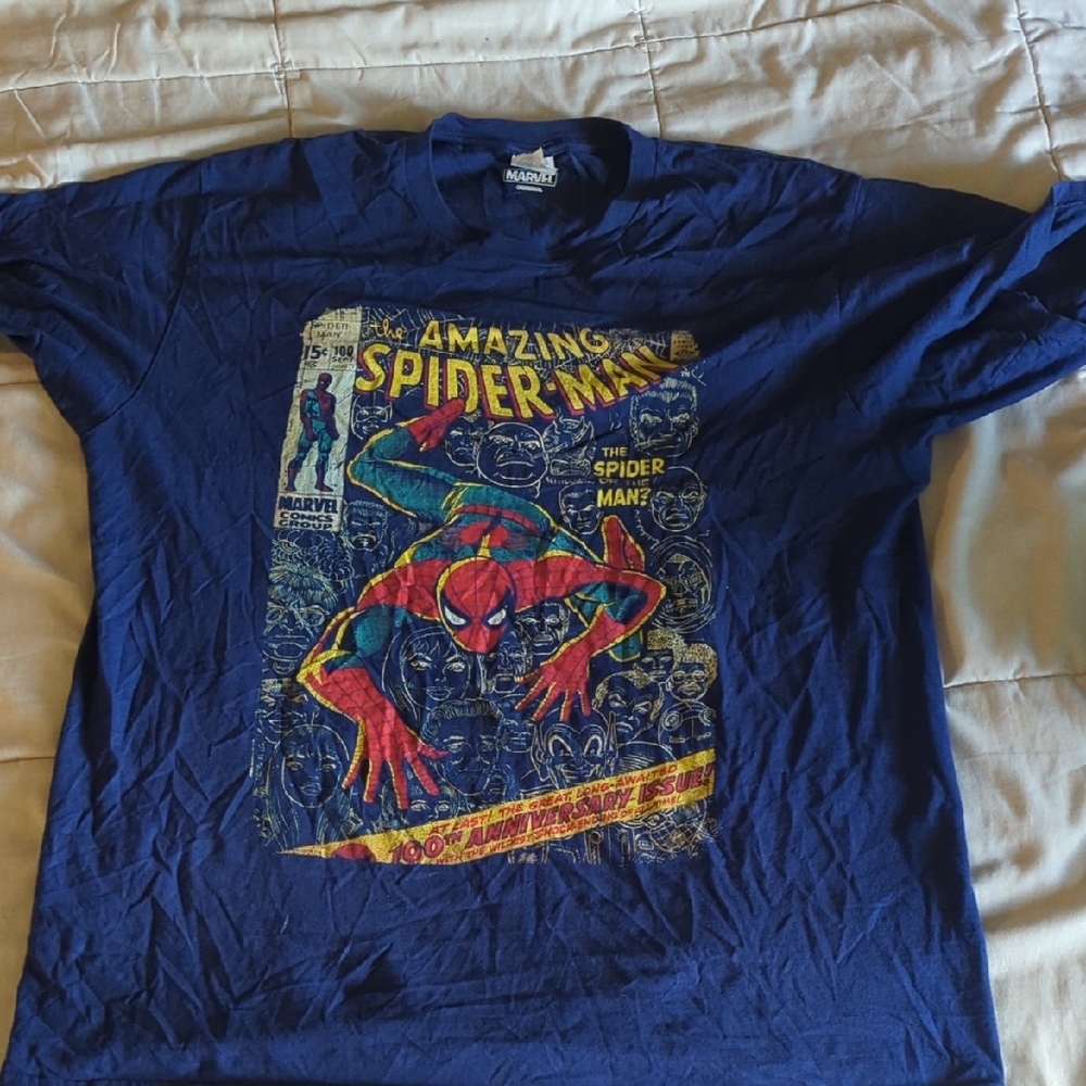 Marvel Spider-Man Graphic Tee in Navy